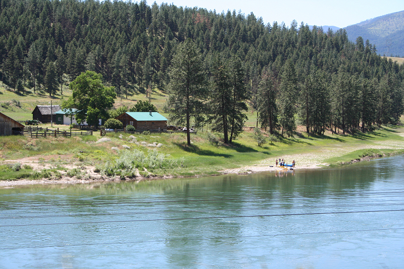 Rafters on Clark Fork River